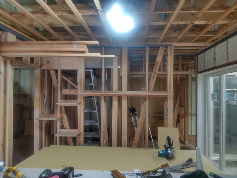 内部施工状況