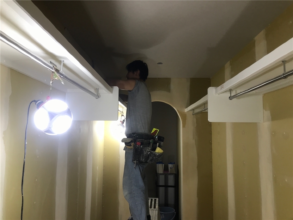 内部施工状況