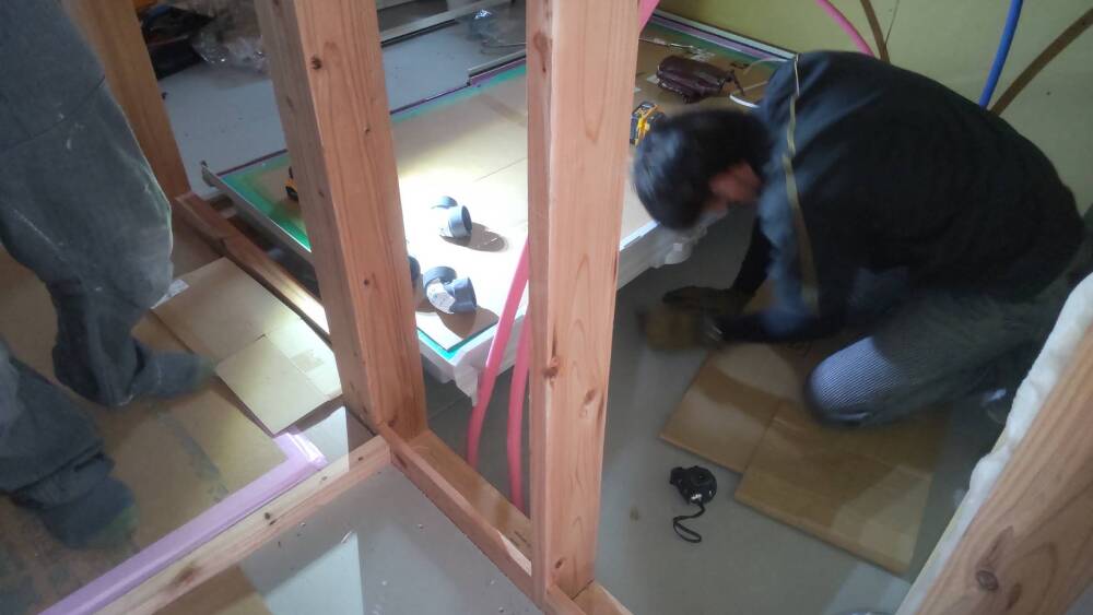 内部施工状況