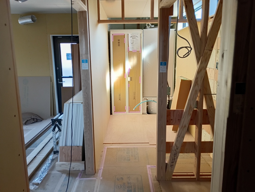 内部施工状況