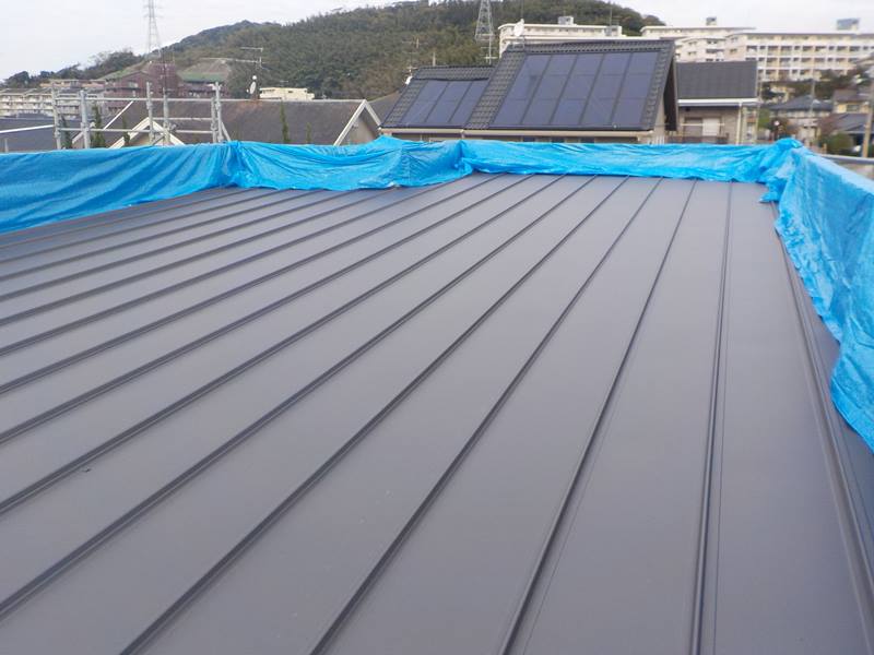 屋根施工状況