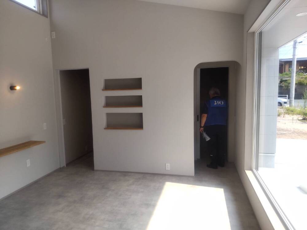 内部施工状況