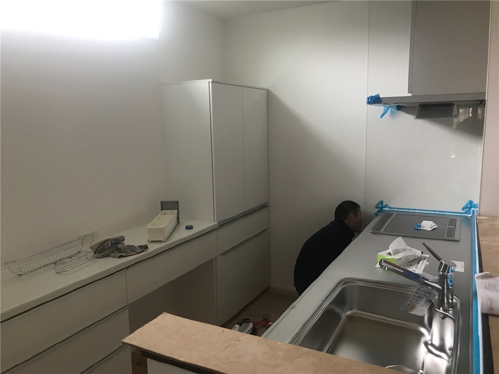 内部施工状況