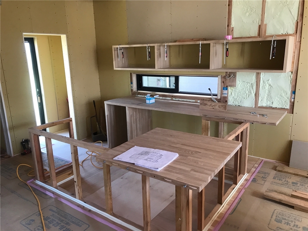 内部施工状況