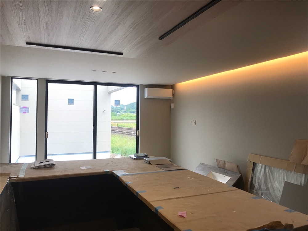 内部施工状況