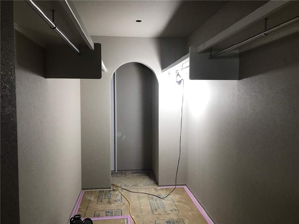 内部施工状況