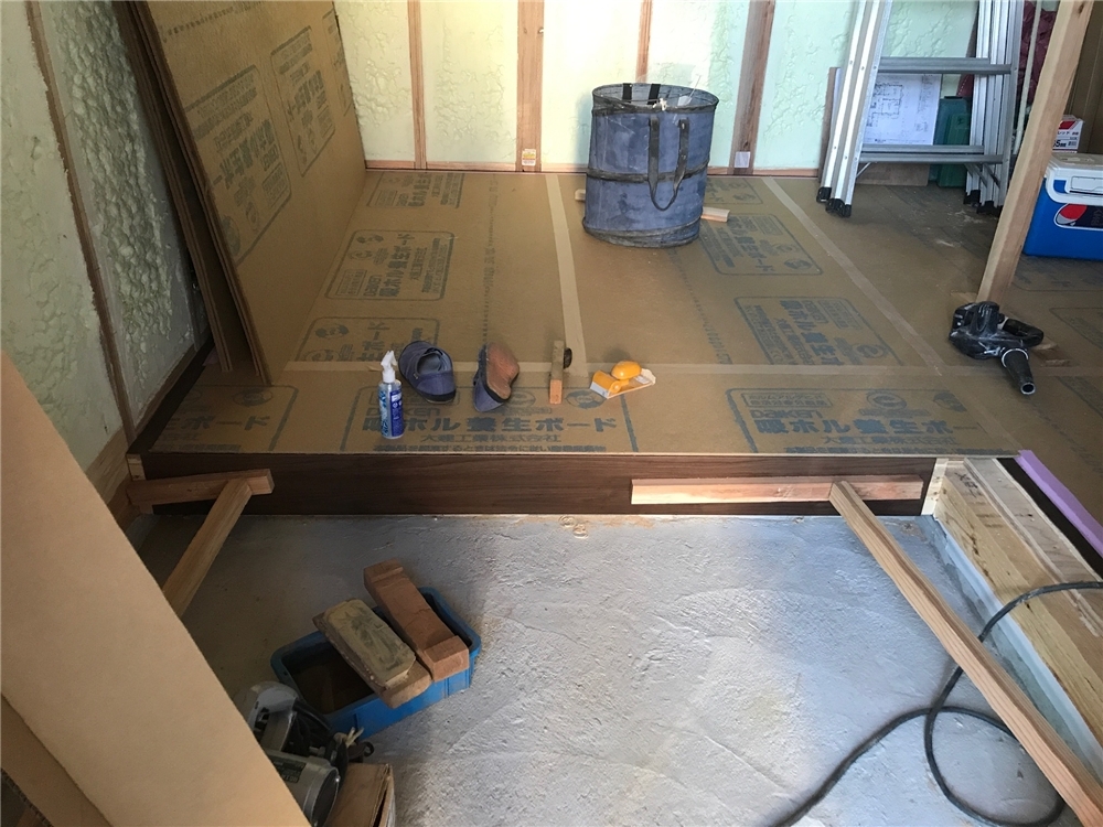内部施工状況