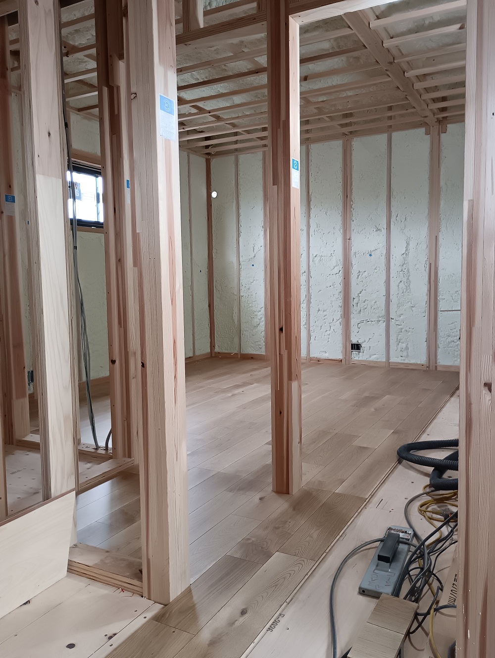 内部施工状況