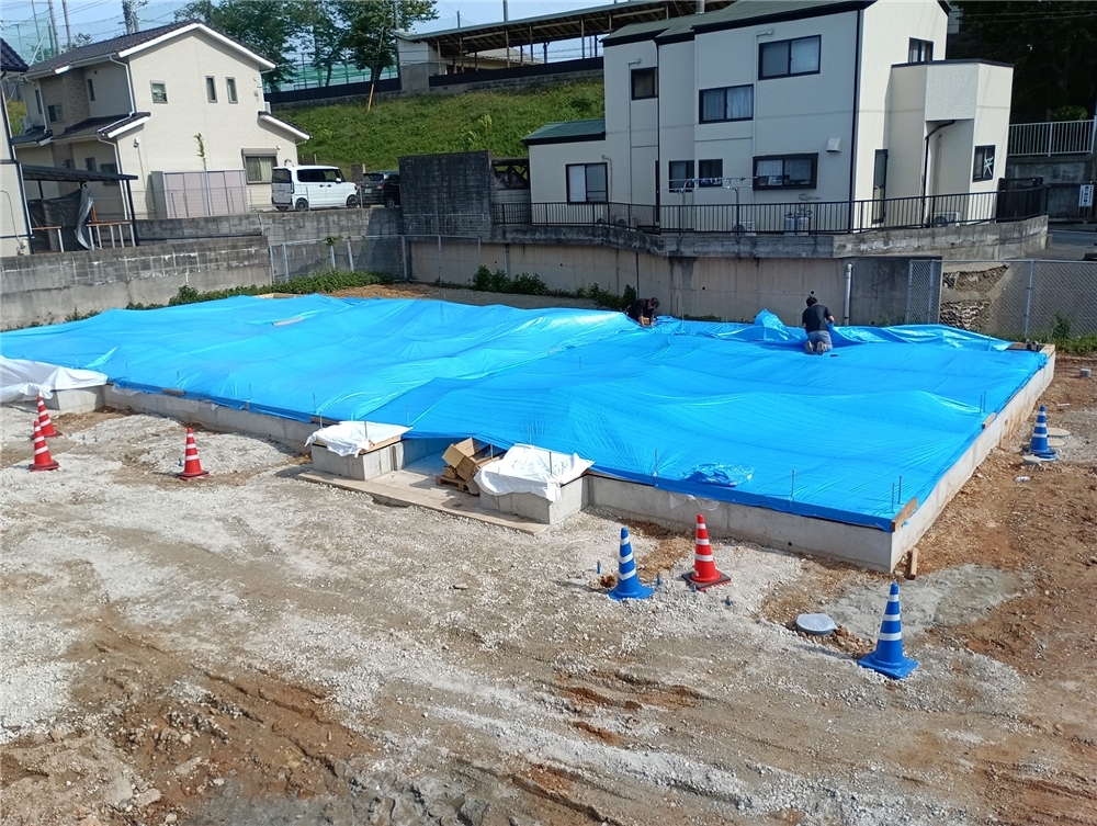 土台敷き