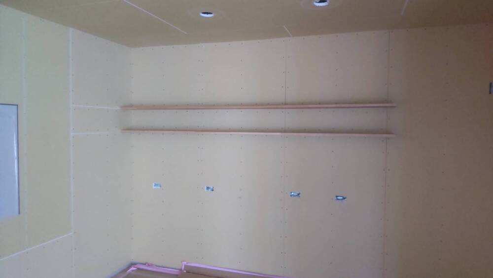 内部施工状況