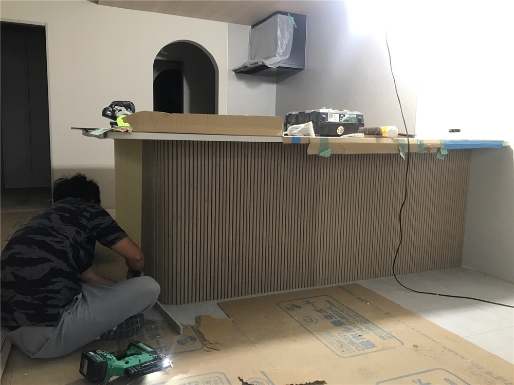 内部施工状況