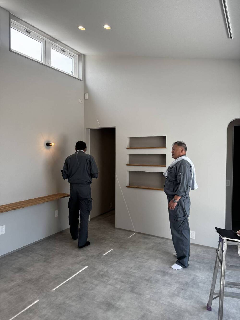 内部施工状況