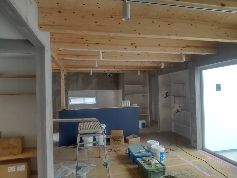 内部施工状況