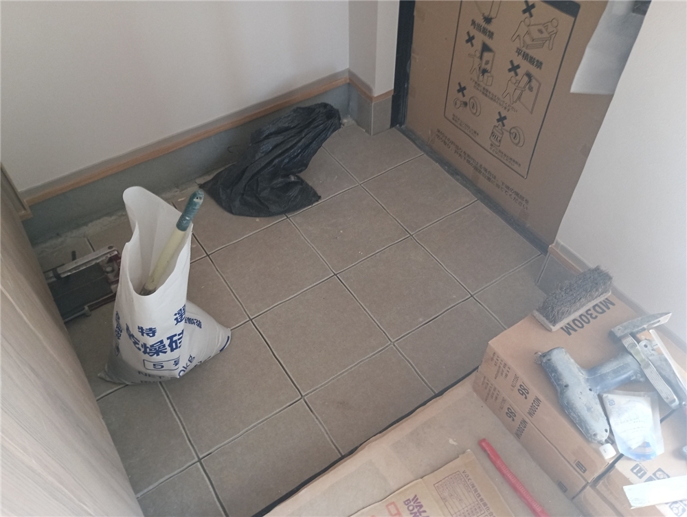内部施工状況