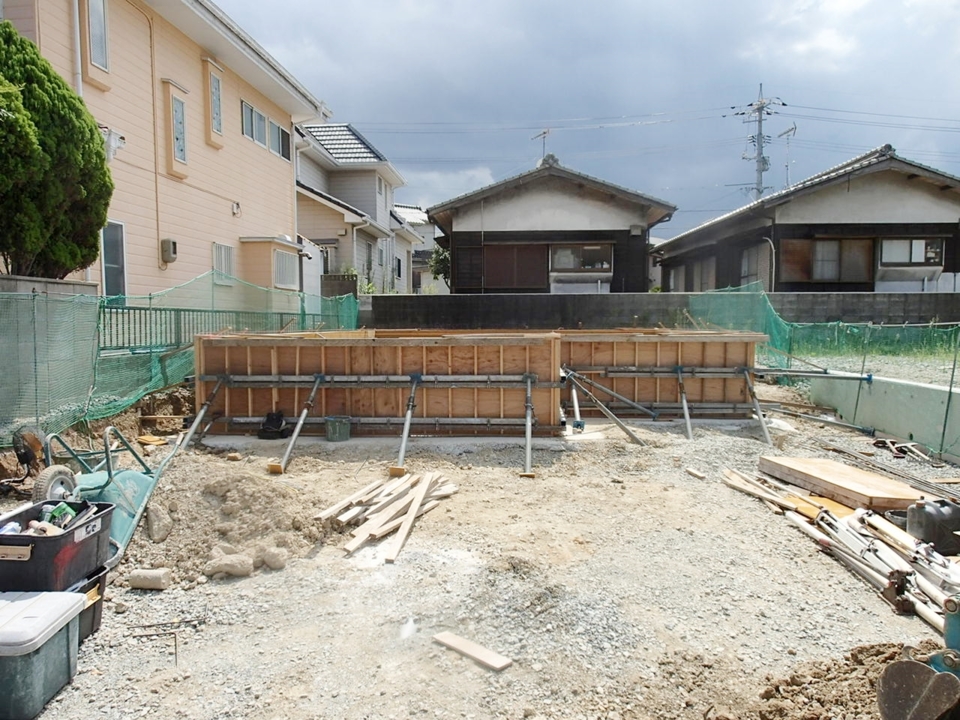 基礎型枠施工