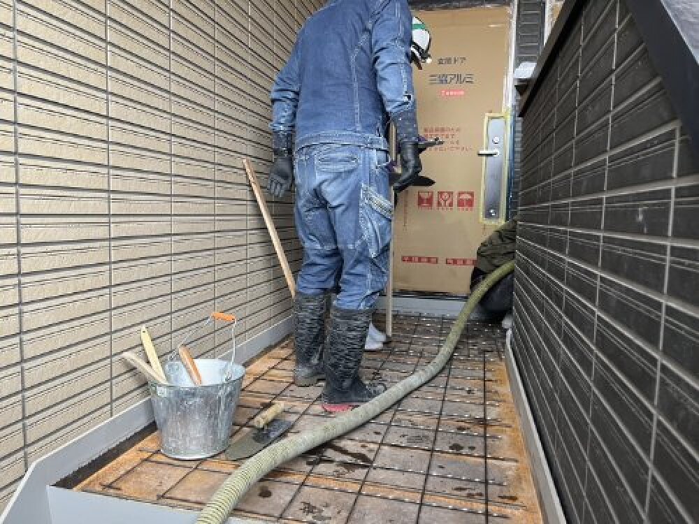 外部施工状況