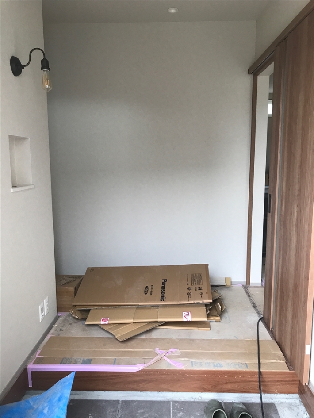 内部施工状況