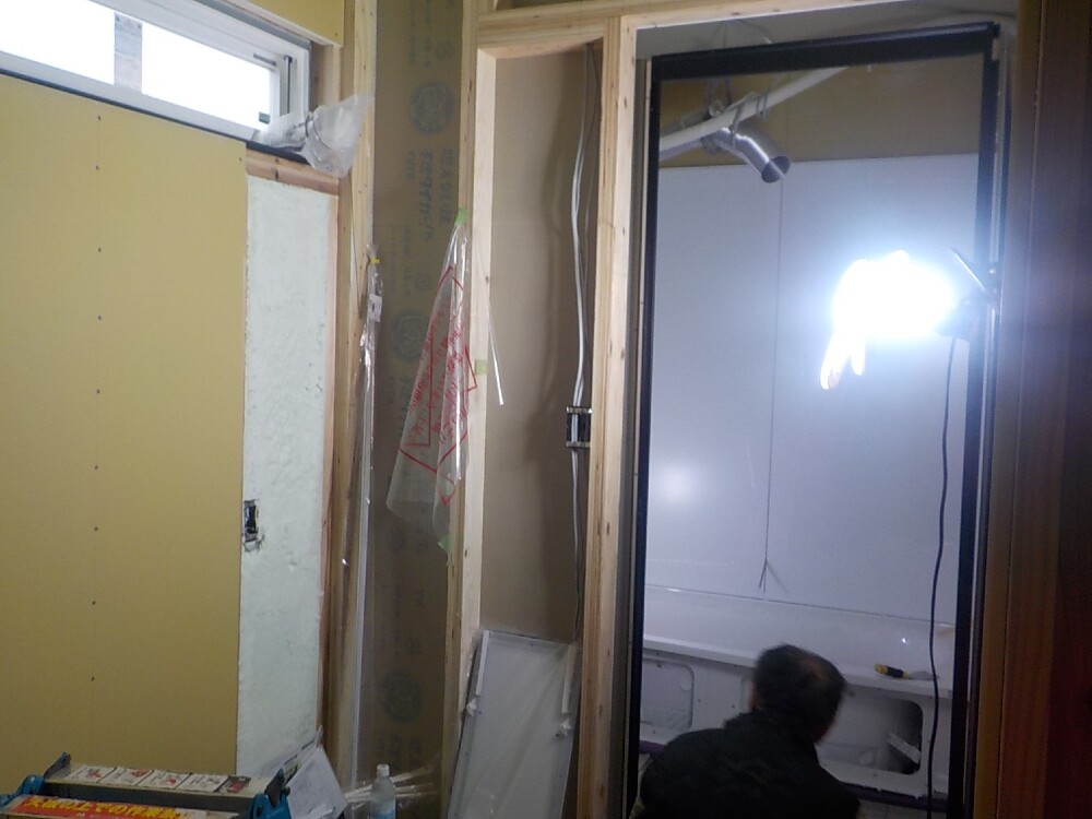 内部施工状況