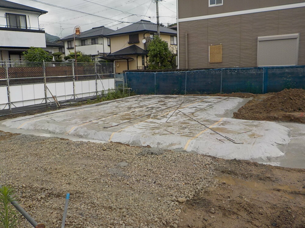 捨てコンクリート打設