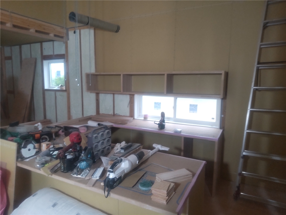 内部施工状況
