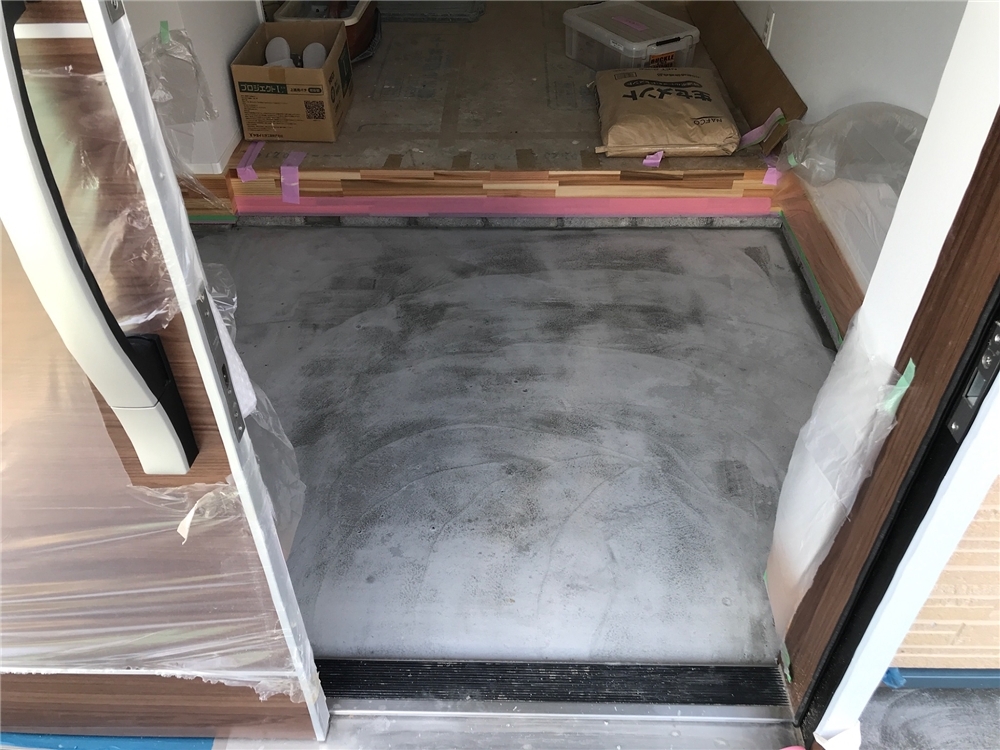 内部施工状況