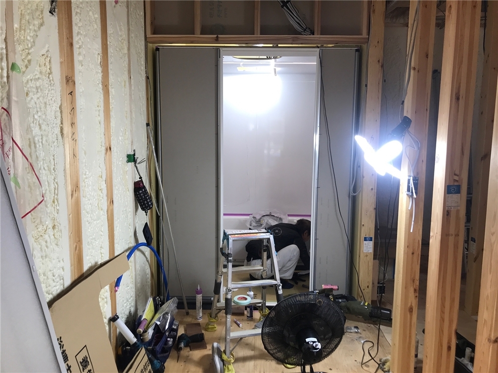 内部施工状況