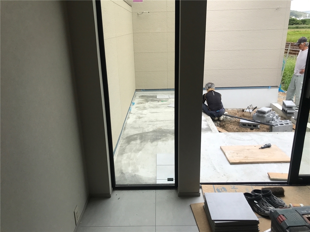 外部施工状況