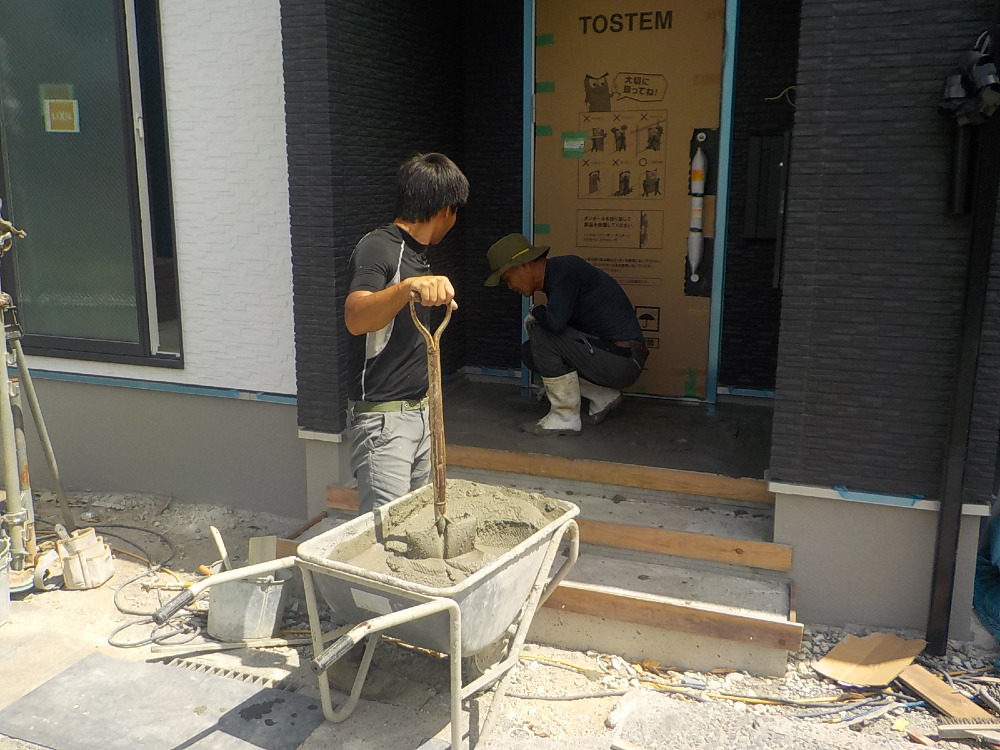 外部施工状況