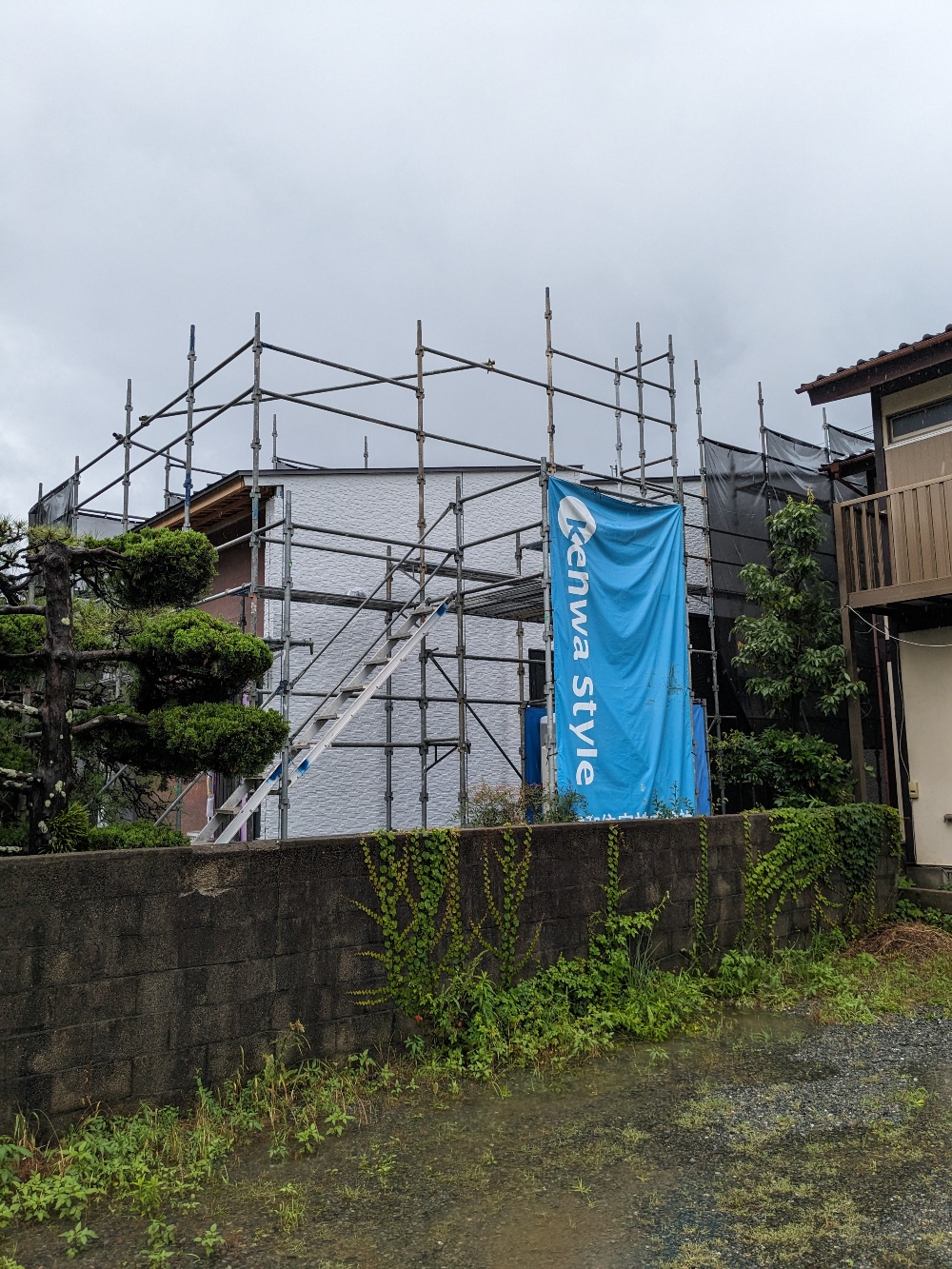 外部施工状況