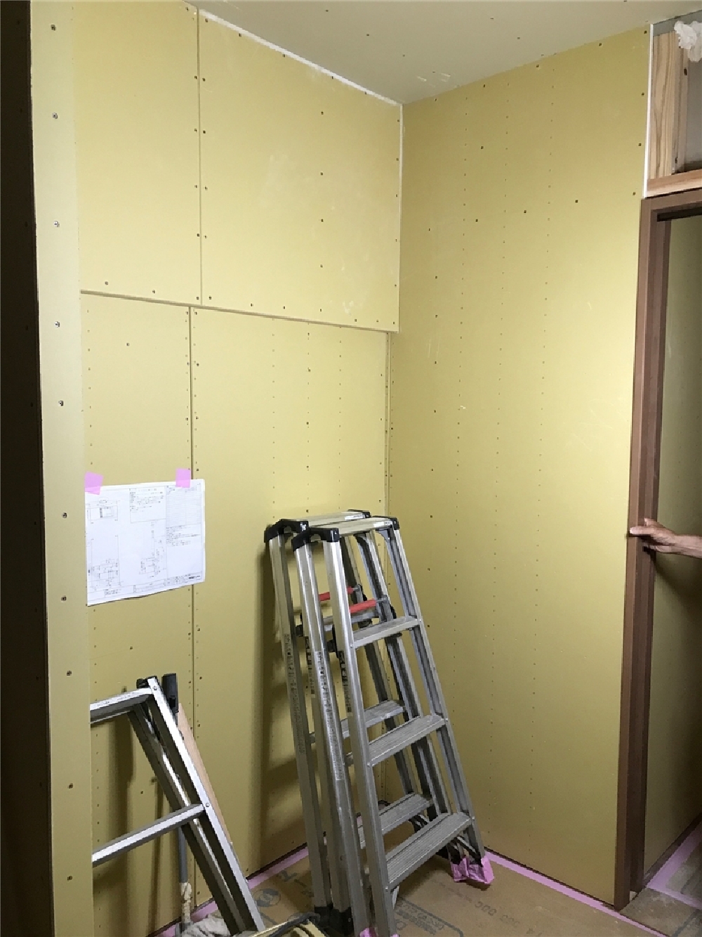 内部施工状況