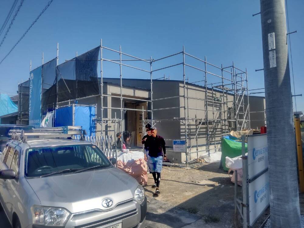 外部施工状況