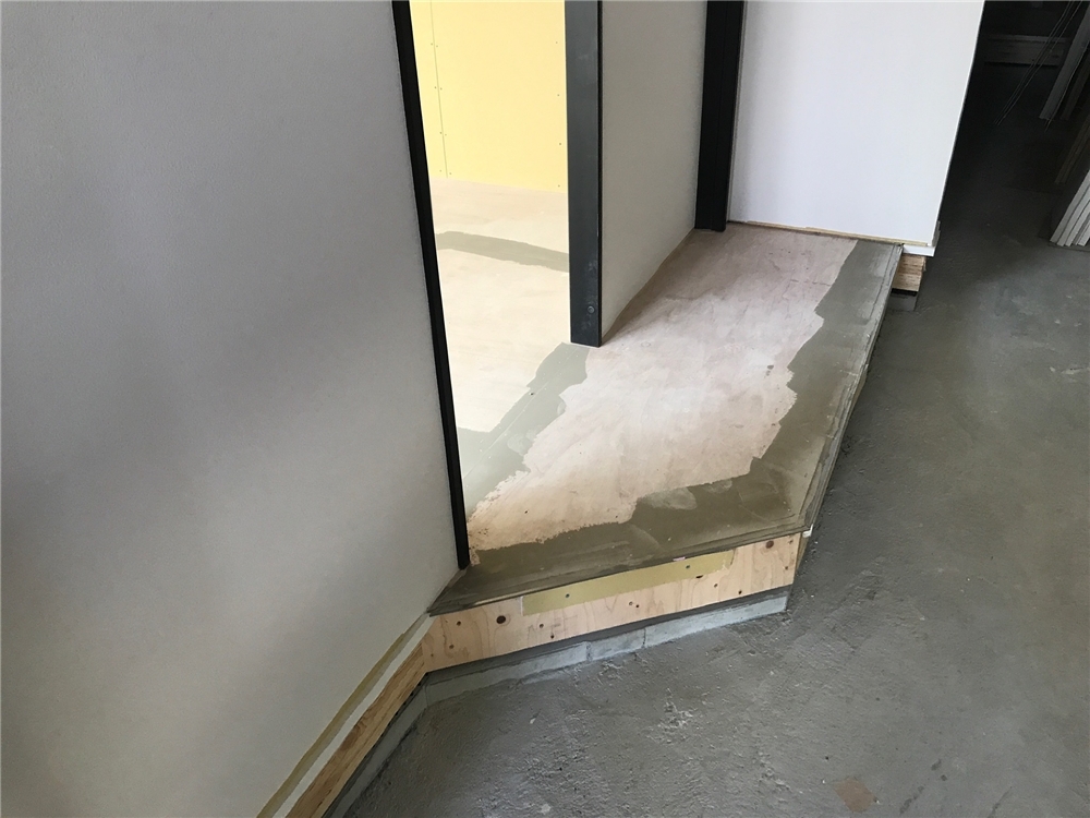 内部施工状況