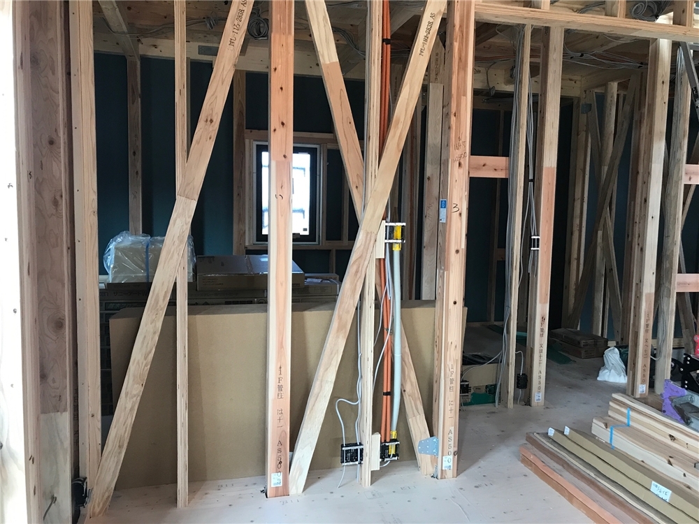内部施工状況