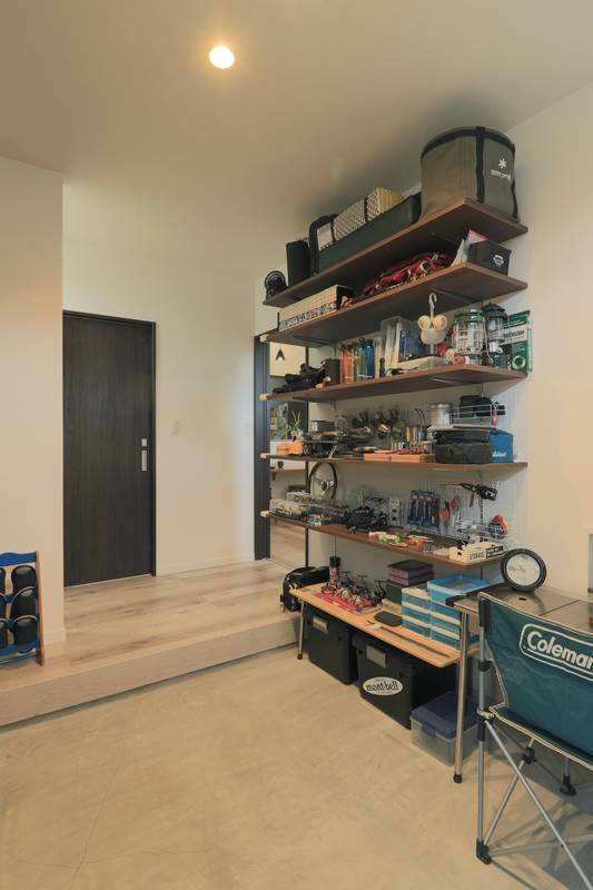 アウトドアを楽しむ土間のある平屋（下関市吉見）