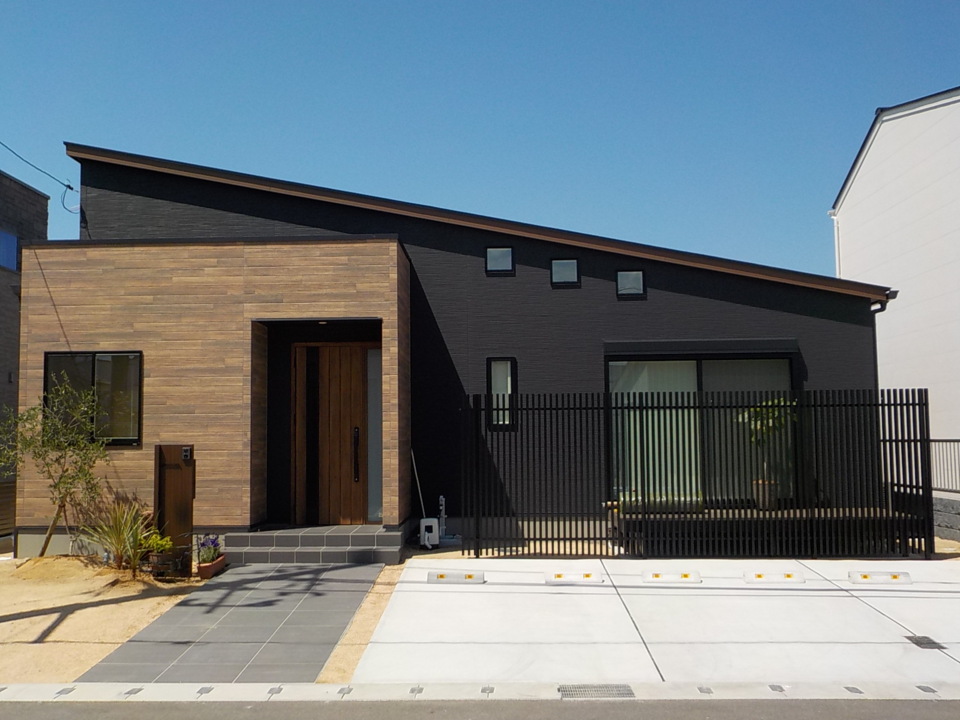 スキップフロアでつながるスタイリッシュなお家（下関市）