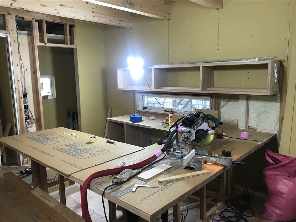 内部施工状況