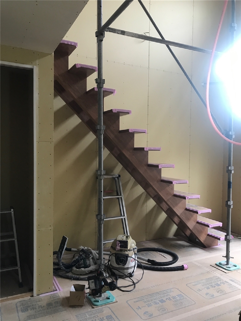 内部施工状況