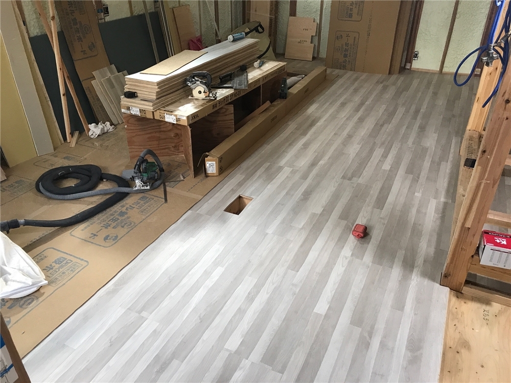 内部施工状況