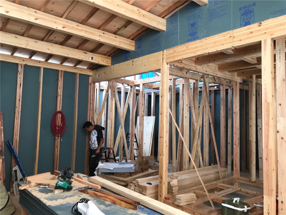 内部施工状況