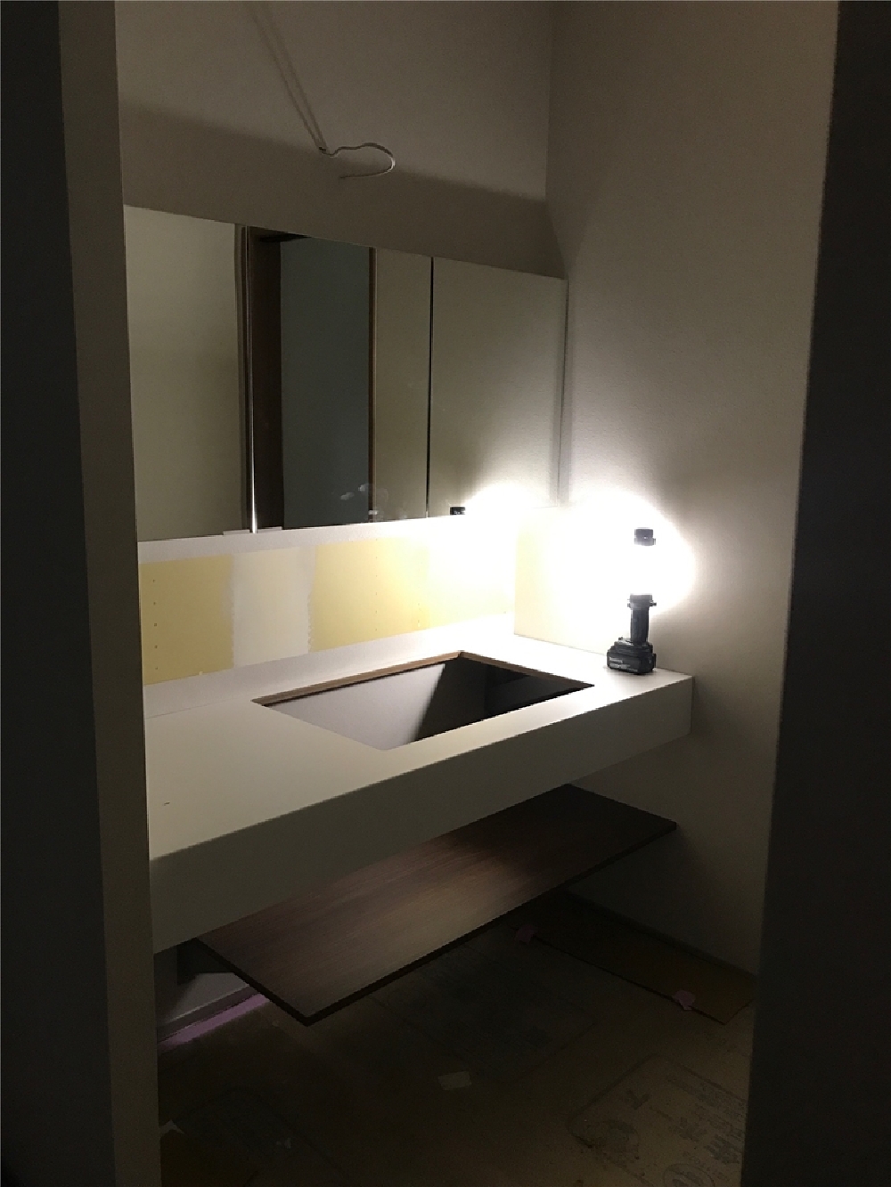 内部施工状況