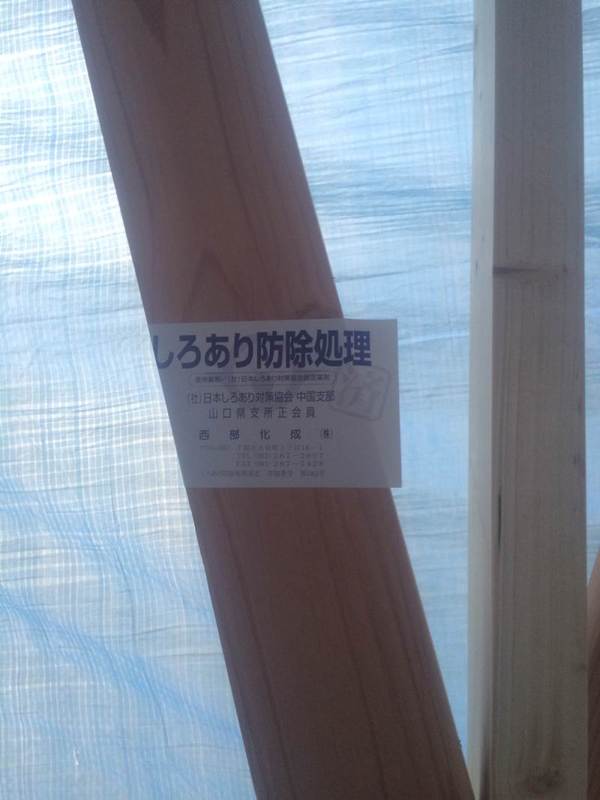 しろあり防除処理