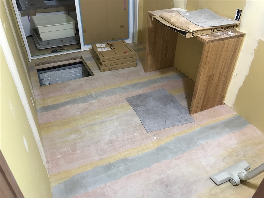 内部施工状況