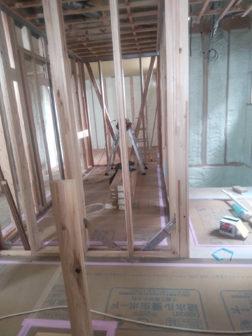 内部施工状況
