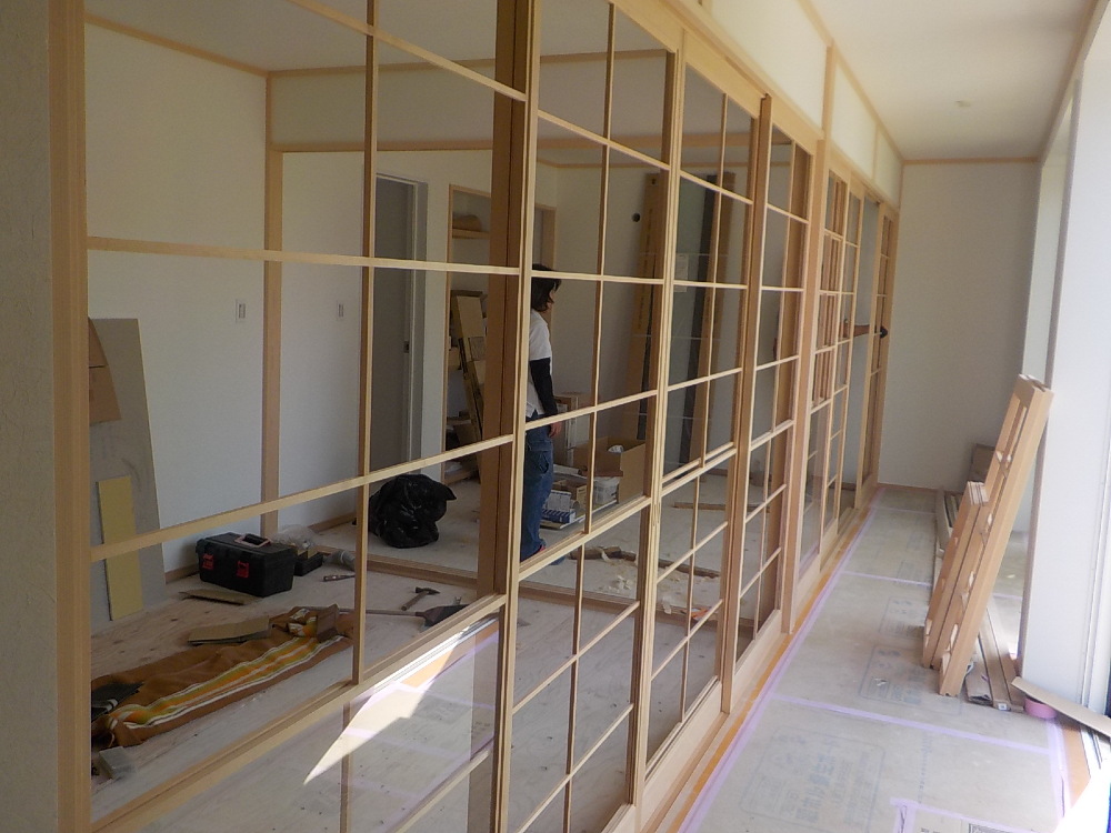 内部施工状況