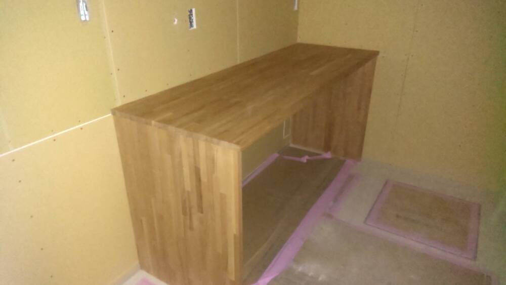 内部施工状況