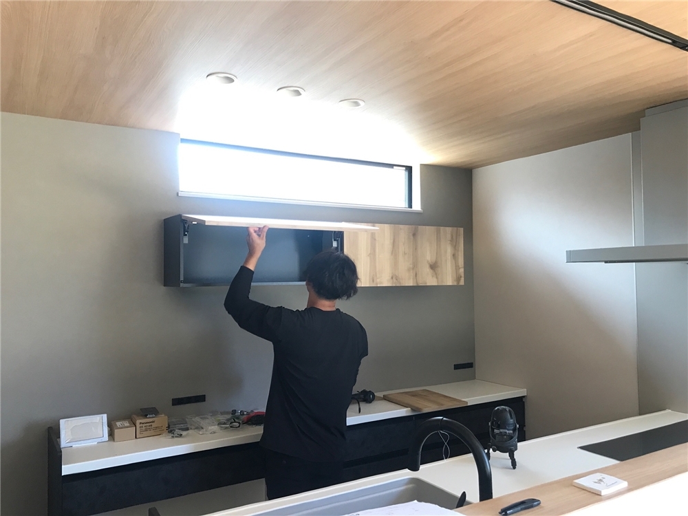 内部施工状況