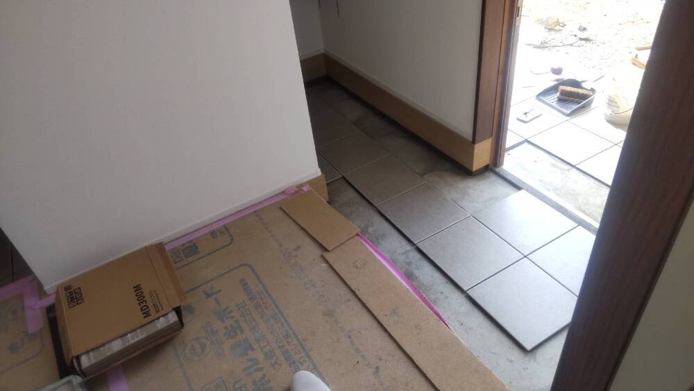 内部施工状況