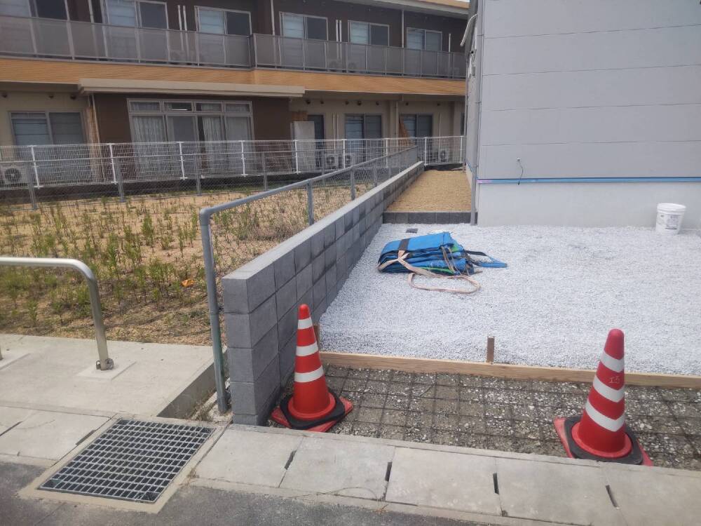 外部施工状況