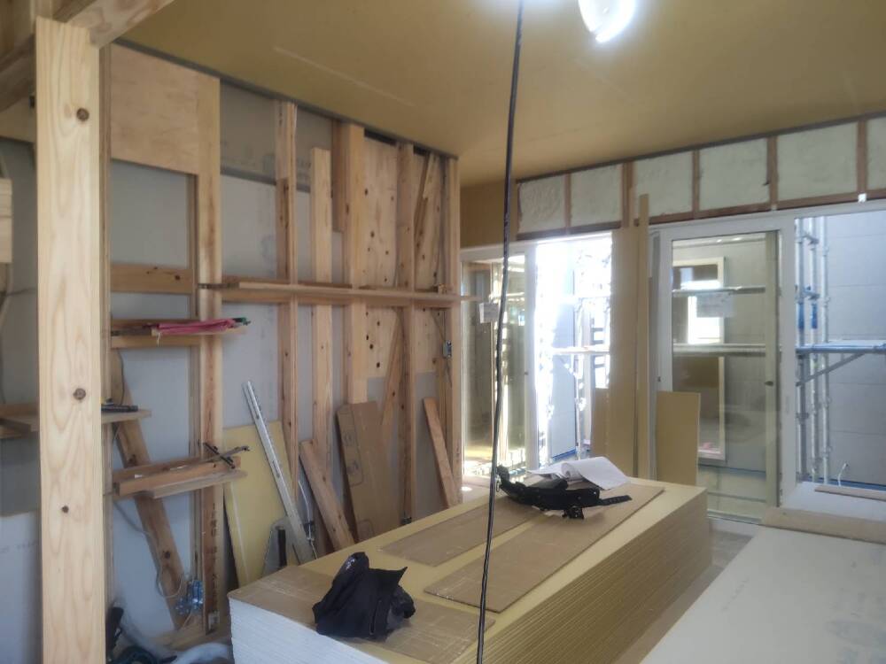 内部施工状況