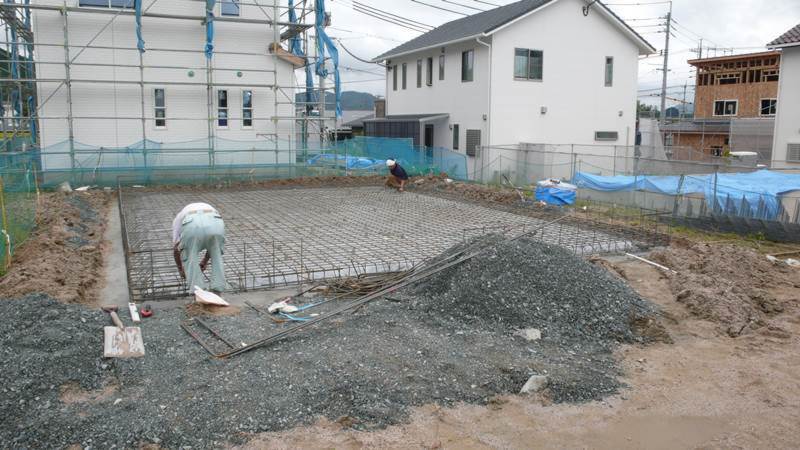 基礎配筋工事